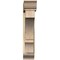 Ekena Millwork Balboa Traditional Rough Sawn Bracket w/ Offset Brace, Douglas Fir, 8"W x 36"D x 40"H BKT0806X36X40BOA01RDF - alternate 3